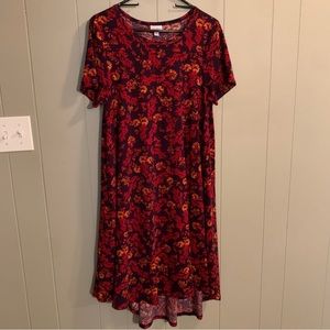 LuLaRoe • Carly high-low swing dress Sz M
